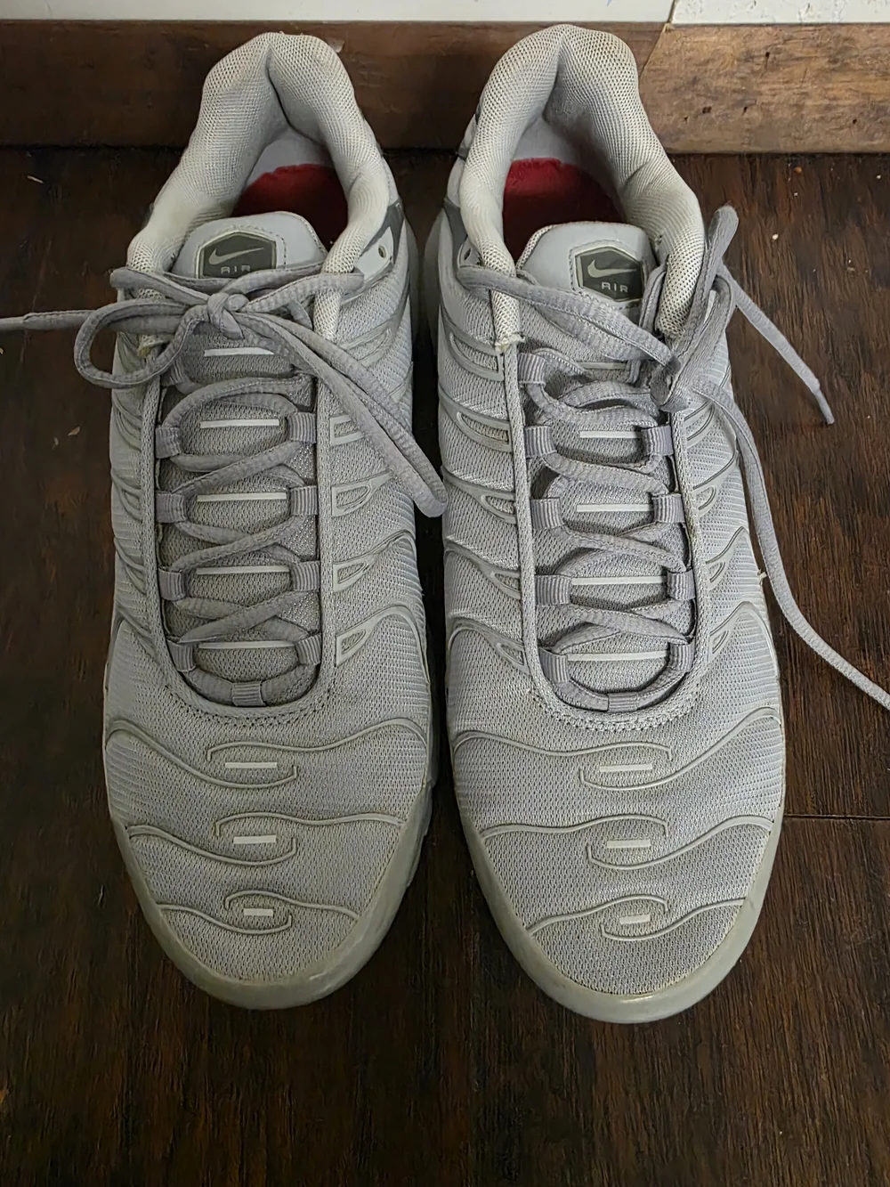 Size 12 - Nike Air Max Plus TN Wolf Grey 2018 Gray On Gray